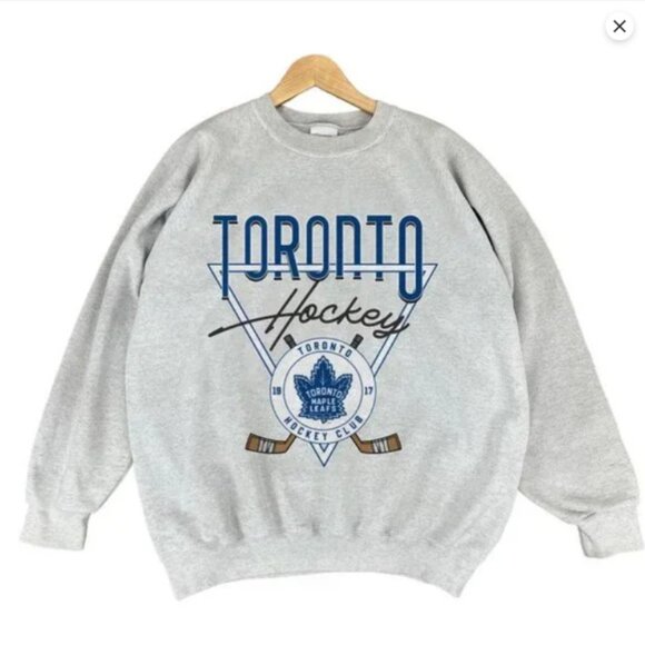 Toronto Maple Leafs Toronto Hockey Sweatshirt Shirt Sweater Retro - Picture 1 of 3